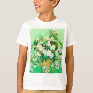 Camiseta Van Gogh White Roses