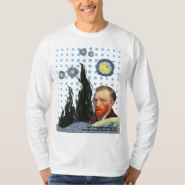 Camiseta Van Gogh with every star I see, I remember that