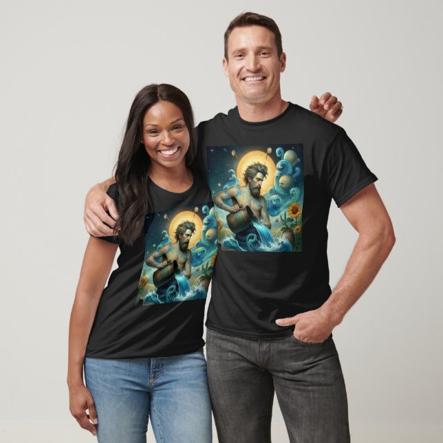 Camiseta Van Gogh Zodiac Aquarius (Unissex)