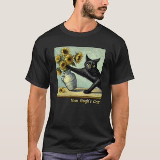 Camiseta Van Goghs Cat  friends