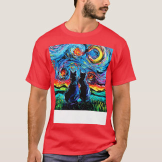 Camiseta van Goghs Cats