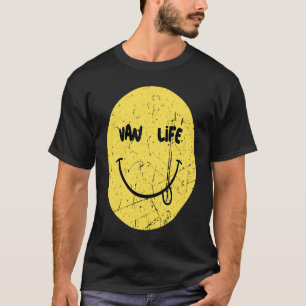 Camiseta Van Life Happy Camper Van Camping Viagem Nomad