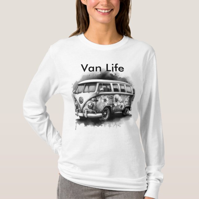 Camiseta Van Life Long sleeve (Frente)