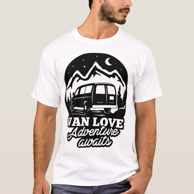 Camiseta Van Love preto (Frente)