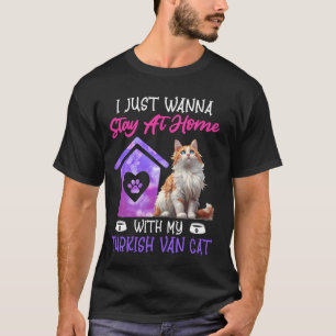 Camiseta Van Turco QUERO FICAR EM CASA COM MEU TURCO