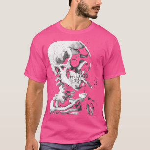 Camiseta Van Vincent Human Head Com Cigarro Gogh Skeleto