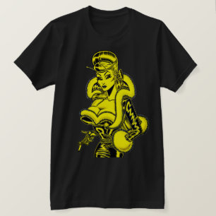 Camiseta Vana DeVinyl™/PVC e Fun-Fur