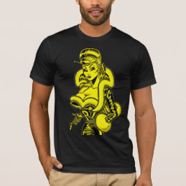 Camiseta Vana DeVinyl™/PVC e Fun-Fur