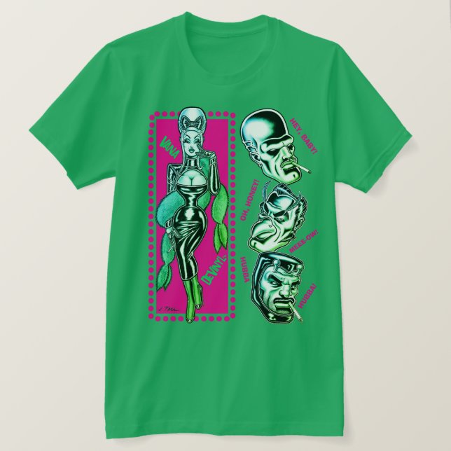 Camiseta Vana DeVinyl™/Vaias/Verde (Frente do Design)
