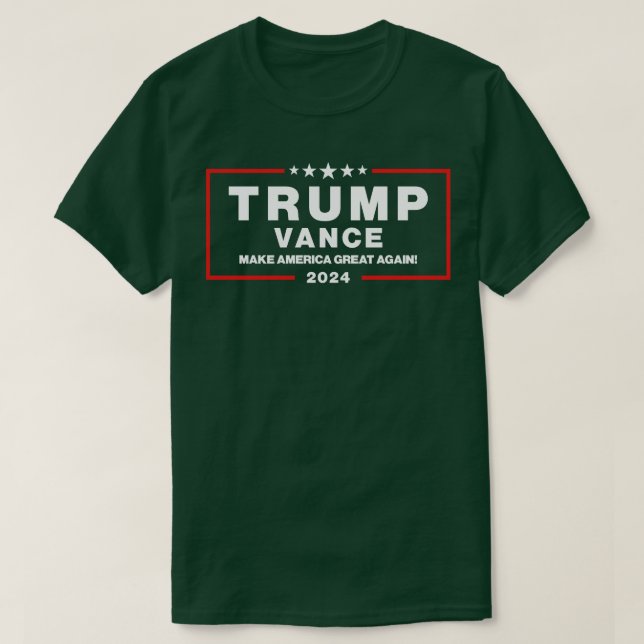 Camiseta VANCE 2024 ESTARS EUA Crianças de Leve Longa (Frente do Design)