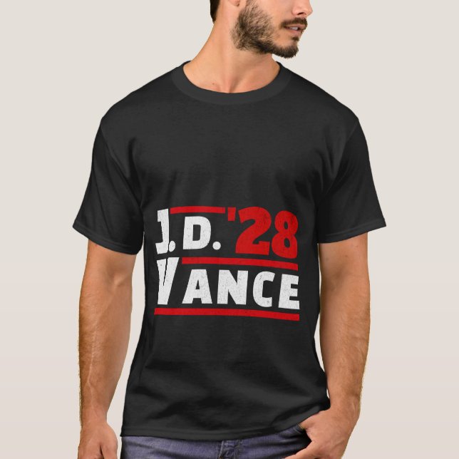 Camiseta Vance 2028 JD Vance 2028 Presidente Eleição Campai (Frente)