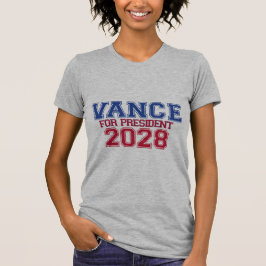 Camiseta Vance para Presidente (varsity)