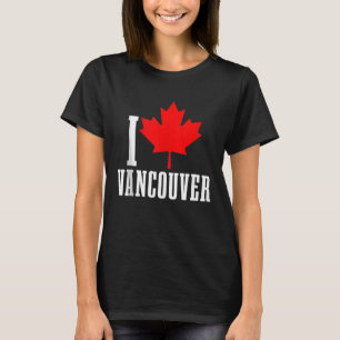 Camiseta Vancouver BC Canada Maple Leaf Canadian Flag Pride