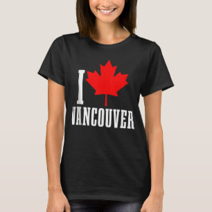 Camiseta Vancouver BC Canada Maple Leaf Canadian Flag Pride
