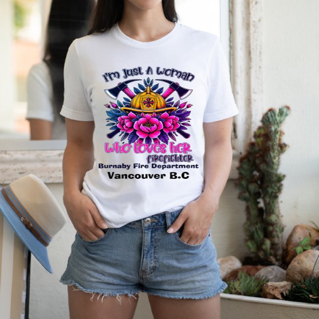 Camiseta Vancouver bombeiro honra a dedicação (Criador carregado)