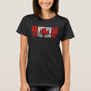 Camiseta Vancouver British Columbia Canada Vintage Canadens