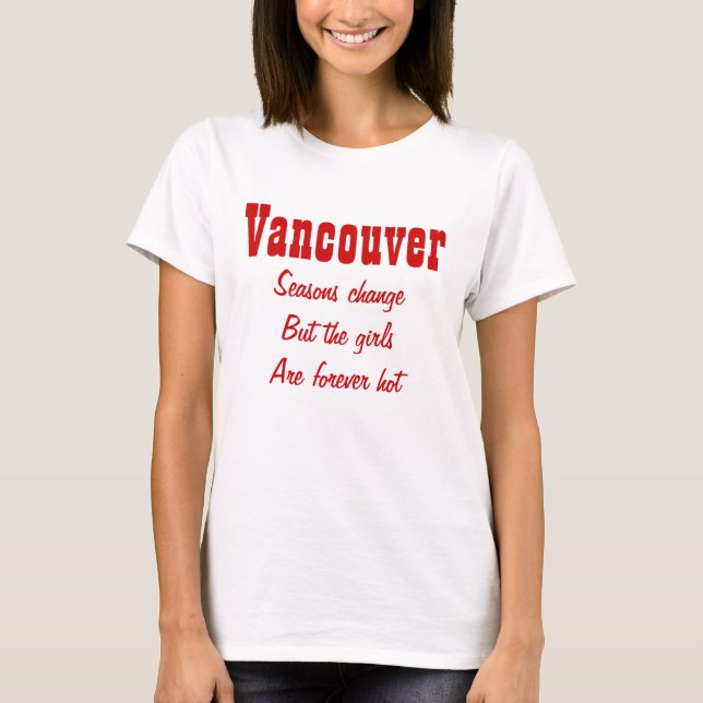 Camiseta Vancouver Canadá (Frente)