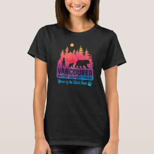 Camiseta Vancouver de férias de Tie Dye Urso-Mãe e Cubs