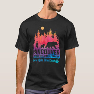 Camiseta Vancouver de férias de Tie Dye Urso-Mãe e Cubs
