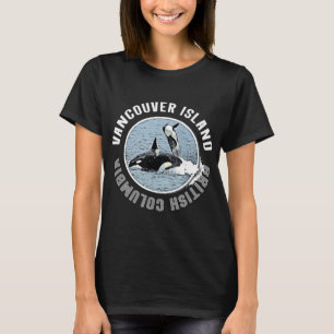 Camiseta Vancouver Island BC Canada Orca Whales Adventure K