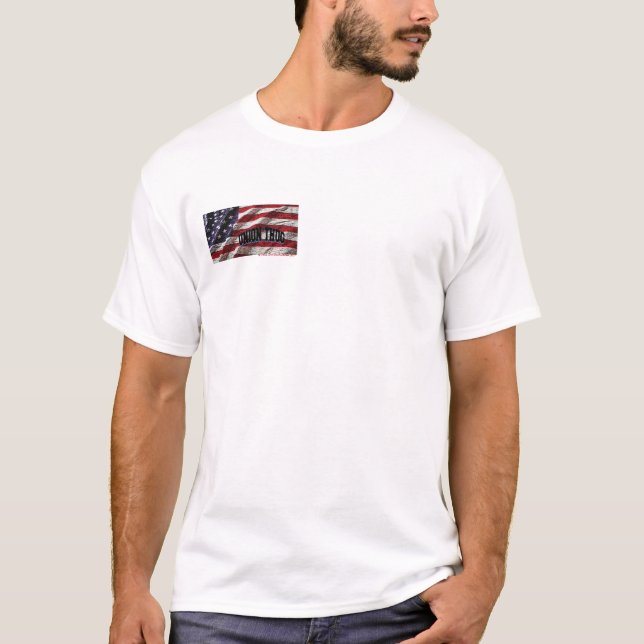 Camiseta Vândalo patriótico da união (Frente)
