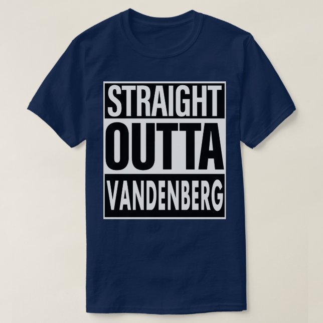 Camiseta Vandenberg Nome Hetero Outta Vandenberg (Frente do Design)
