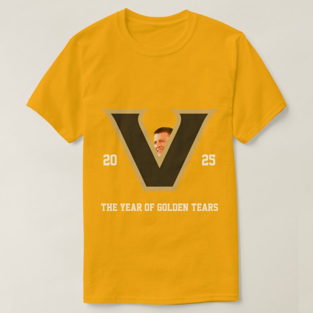 Camiseta Vanderbilt Commodores 2025 (Frente do Design)