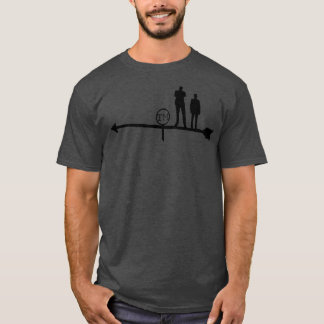 Camiseta Vane do tempo desenhado pela mão do professor com