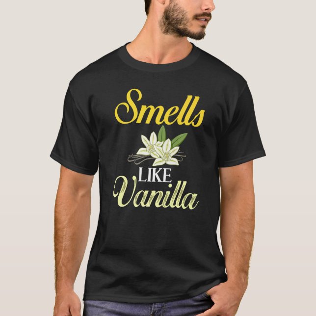 Camiseta Vanilla Beans Extract Bourbon Sorvete Paste Powd (Frente)