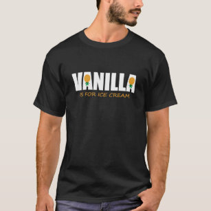 Camiseta Vanilla É Para Sorvete De Swi De Abacaxi Para Baix
