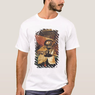 Camiseta Vanitas com uma bola de cristal