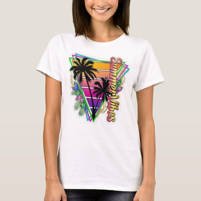 Camiseta Vanlife Tropical Dream  (Frente)