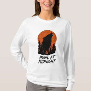 Camiseta VANOSTÈ Como o Lobo Uivar à Meia-Noite Gráfico