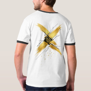 Camiseta VANOSTÈ Gold X Graphic Ringer Tee Retro