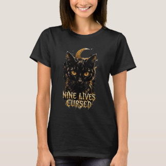 Camiseta VANOSTÈ Nove Vidas Malditas Gráfico | Halloween