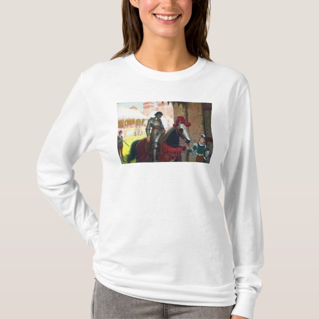 Camiseta Vanquished, by Edmund Blair Leighton (Frente)