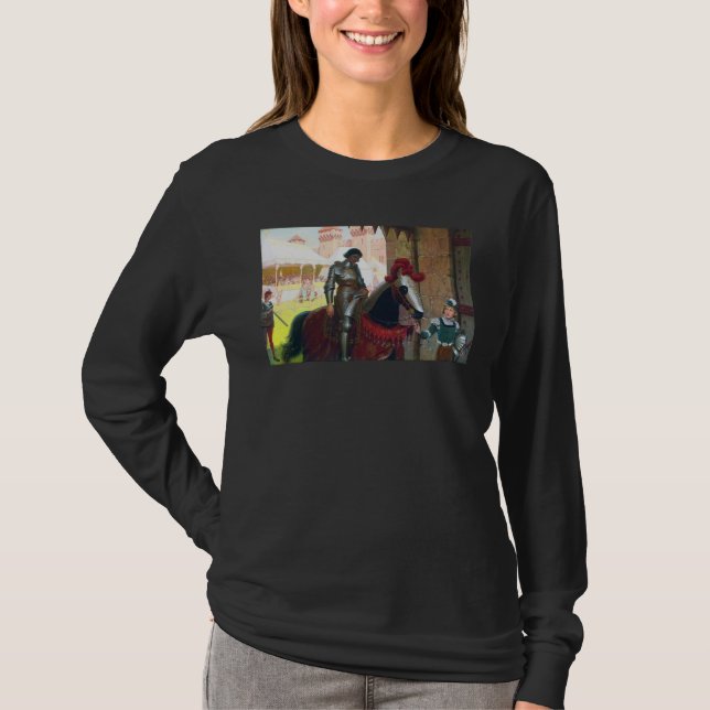 Camiseta Vanquished, by Edmund Blair Leighton (Frente)