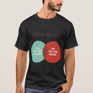 Camiseta Vantagens para ambos os lados