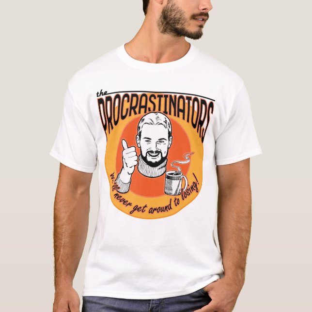Camiseta Vão Procrastinadores! (Frente)