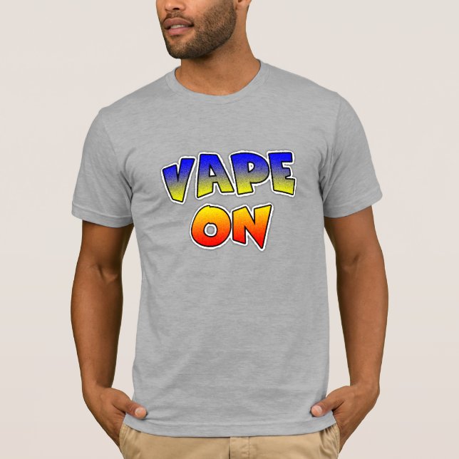 Camiseta Vape Em T-Shirt Pró-Vaping (Frente)