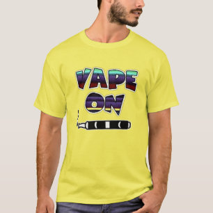 Camiseta Vape Em T-Shirt Pró-Vaping