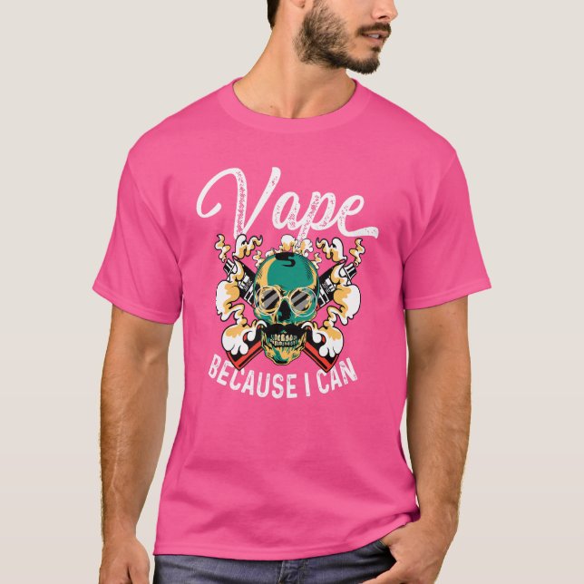 Camiseta Vape I Can Nicotine Addict (Frente)