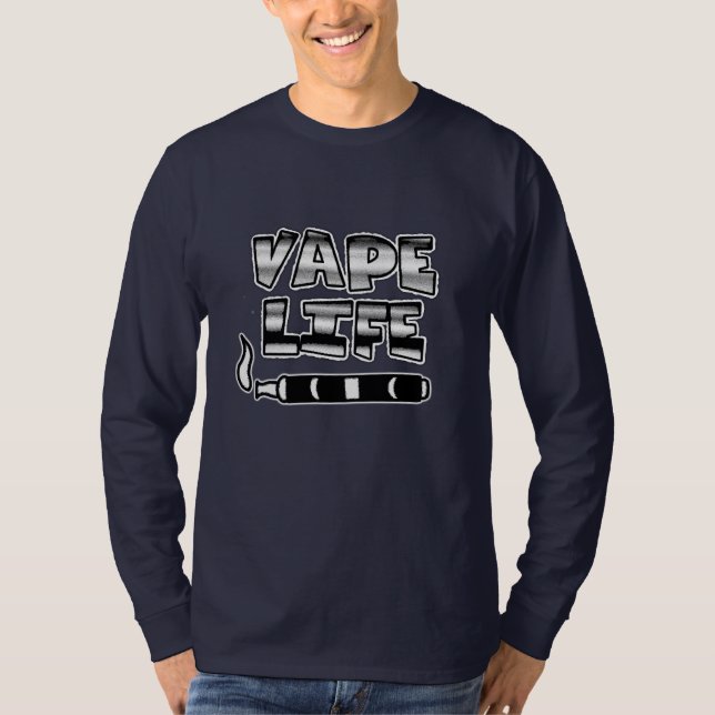 Camiseta Vape Life Pro-Vaping T-Shirt (Frente)
