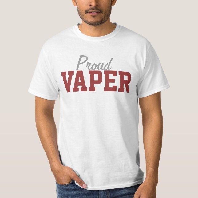 Camiseta Vaper orgulhoso (Frente)
