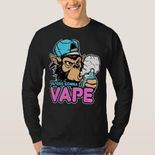 Camiseta Vapers Gonna Vape Gorilla Vape Tee
