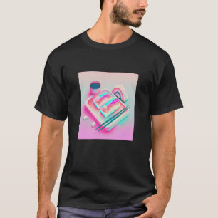 Camiseta Vaperwave Aestético Glitz Sushi Retrowave Synthwa