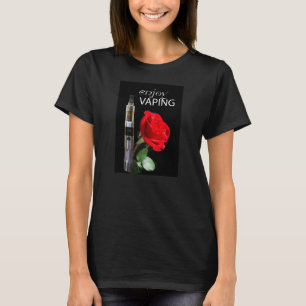 Camiseta Vaping e rosa