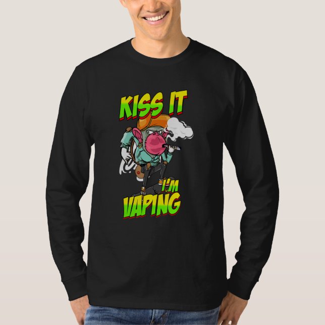 Camiseta Vaping Monkey with Vape (Frente)