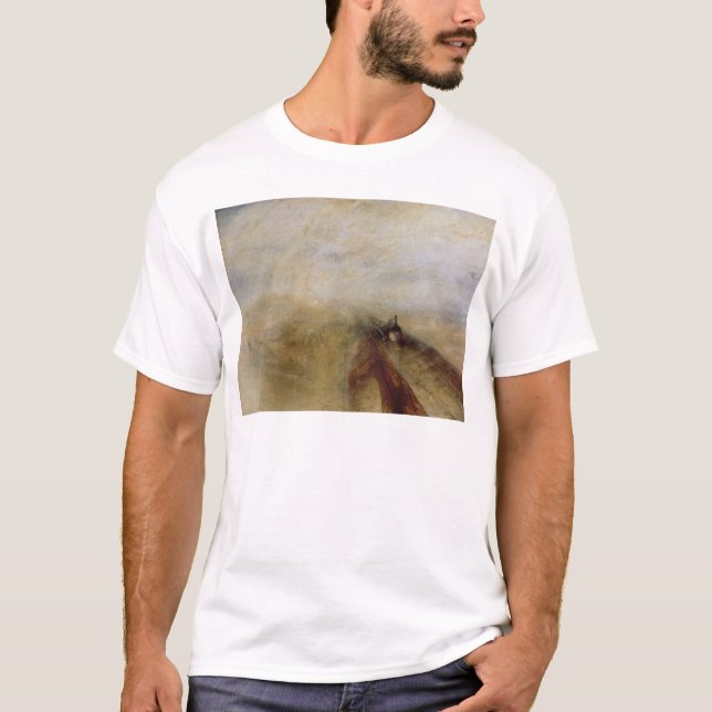 Camiseta Vapor da chuva de Joseph Mallord William Turner | (Frente)