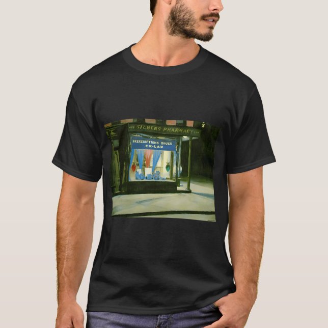 Camiseta Vapor de carga Edward Hopper (Frente)